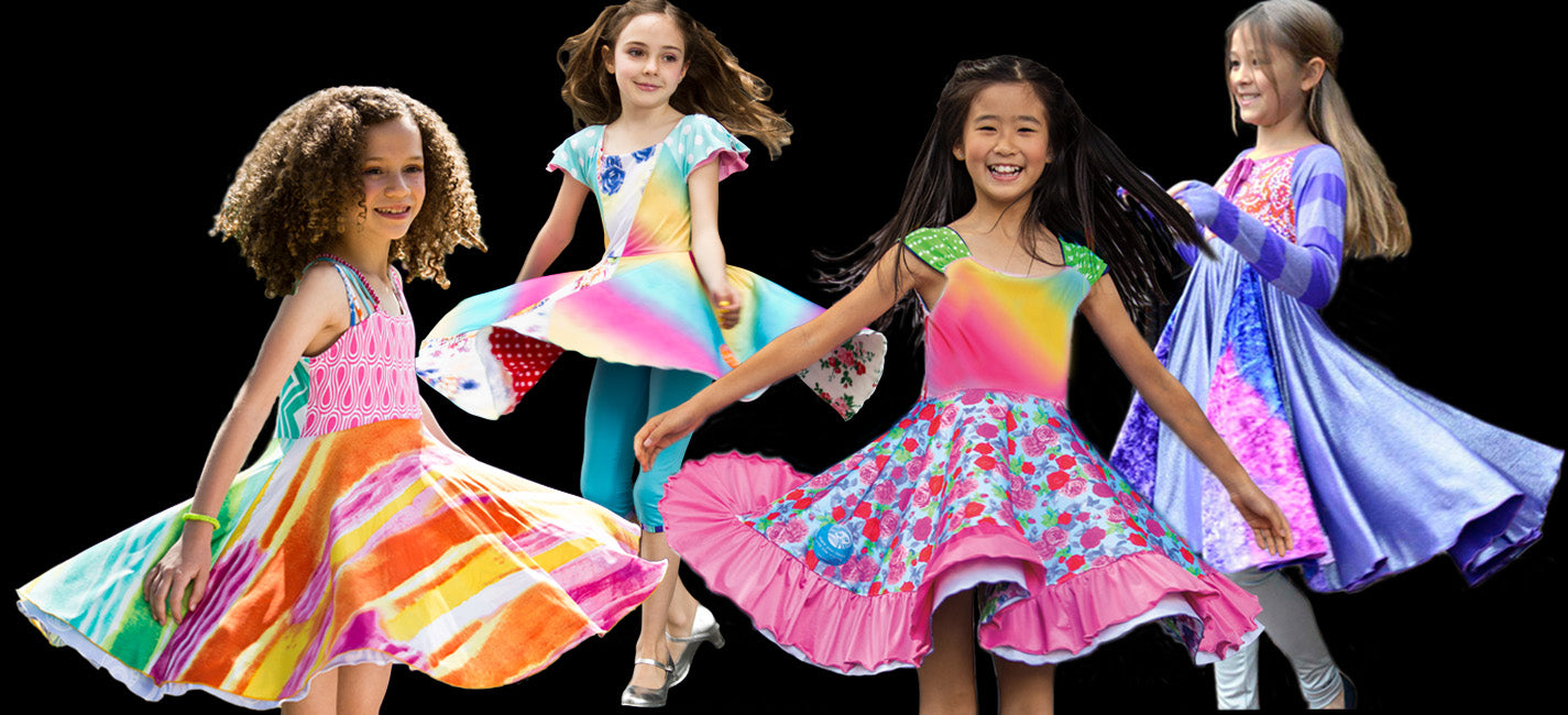 Twirly on sale girl dresses